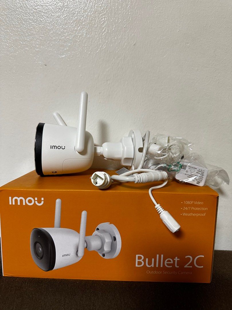 Imou 2C Bullet 2MP (Category: Security Systems & CCTV Cameras) located in Manila. Submitted by 3nity017 (Listing ID 1310736370, Image 2). Description: For Sale! IMOU Bullet 2C 1080P Ip67 Waterproof Outdoor CCTV Camera Wireless Audio Recording Outdoor IP CAM Bundle Price with 128GB 2,400 Php ONLY! .