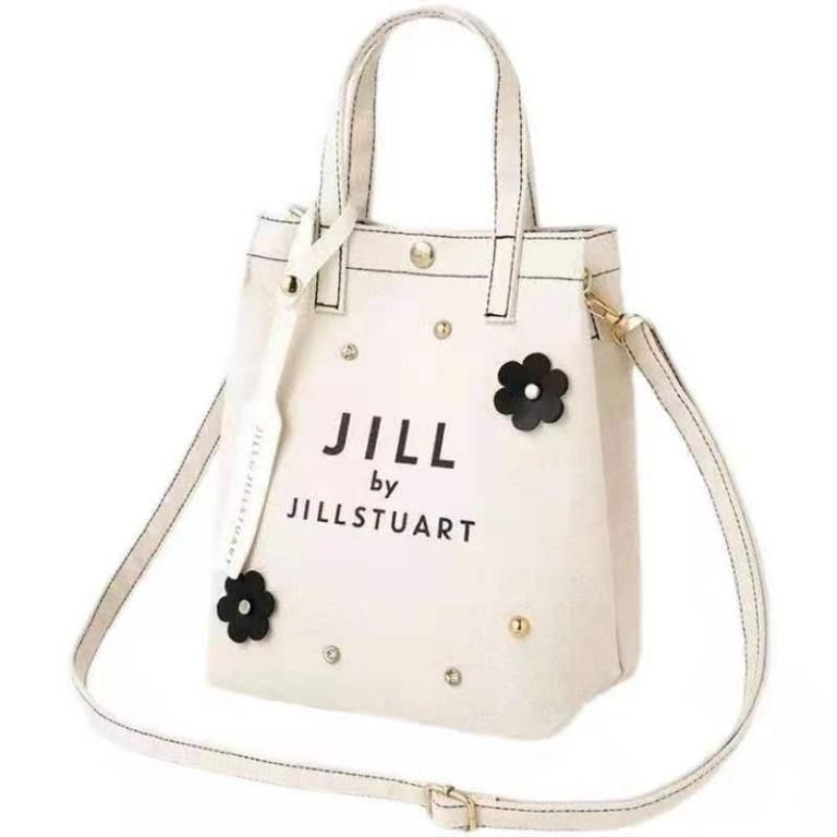 Instock JILL by Jill Stuart 2 Way Flower Shoulder Bag Sling or Hand Carry Black Off White ASC3431 Japanese Magazine GWP FREE Post Women s Fashion Bags Wallets Tote Bags on Carousell