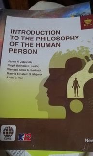 Introduction to the Philosophy of the Human Person New Edition | UST SHS BOOKS (+ softcopy)