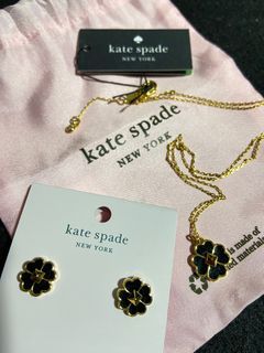Kate Spade NY Jewelry Set Necklace and Stud Earrings Set (with Dustbag)