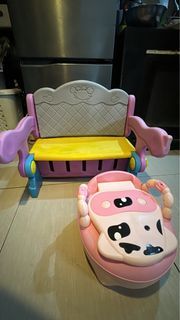 Kids 2in1 chair with unused potty trainer