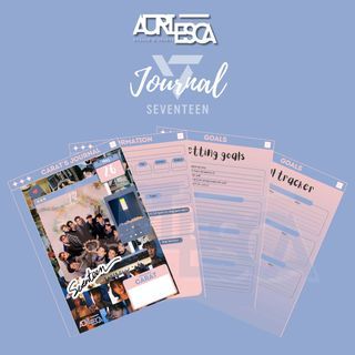 KPOP SEVENTEEN JOURNAL - FANMERCH / FAN MADE MERCH