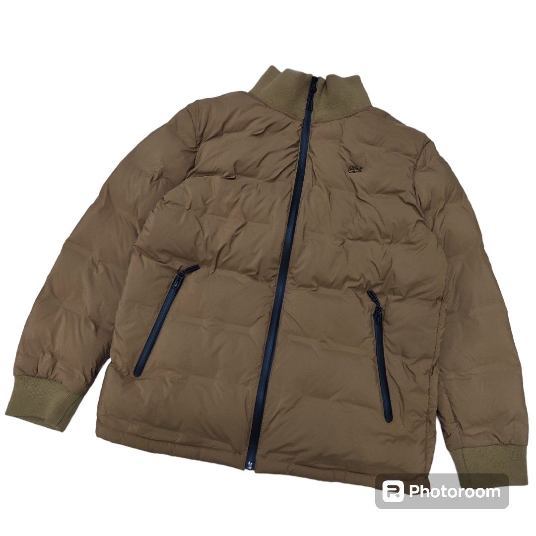 Lacoste Small Logo Goose Down Jacket Men s Fashion Coats Jackets and Outerwear on Carousell