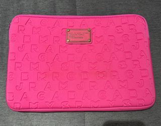 Marc by Marc Jacobs Pink Neoprene 11” Laptop Case