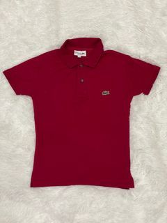 Maroon polo shirt