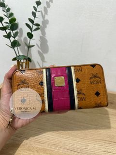 MCM Cognac Long Wallet