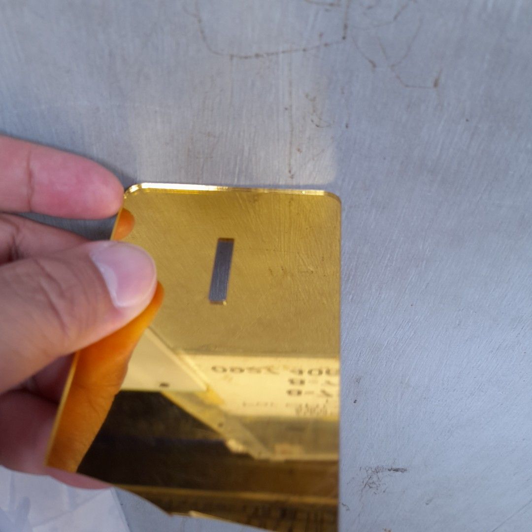 MIRROR mirrorized ACRYLIC SHEET sheets Gold 4x6x2mm (Category: Construction & Building Materials) located in Meycauayan. Submitted by crimson.trading. (Listing ID 1310796297, Image 3). Description: CRIMSON TRADER Grass Residences Condominium SM NORTH EDSA QUEZON CITY.