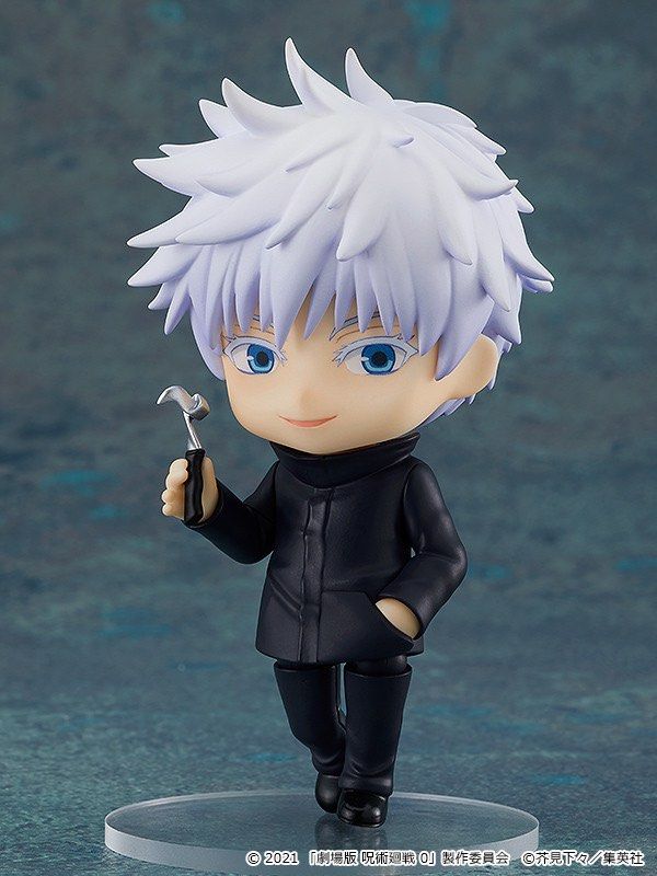 Nendoroid Satoru Gojo 0 Ver. Splits (Category: Figurines & Statues) located in San Fernando. Submitted by figurebytes (Listing ID 1310682555, Image 3). Description: Satoru Gojo 0 Ver. Splits Availability: *Hair Up & Neck Connector Set ❌ *Hair Down & Neck Connector Set ❌ *Standard FP ❌ *Serious FP ❌ *Happy FP ❌ *Body Set ❌ *Signature L & R Peace Sign *Sunglasses ❌ *Hand w/ Twisted Knife - (2 Stocks) *Printed Black Stand & Connector Set ❌ ✅ No issu