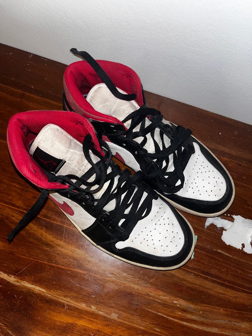 Nike aj gym red mid Men s Fashion Footwear Sneakers on Carousell