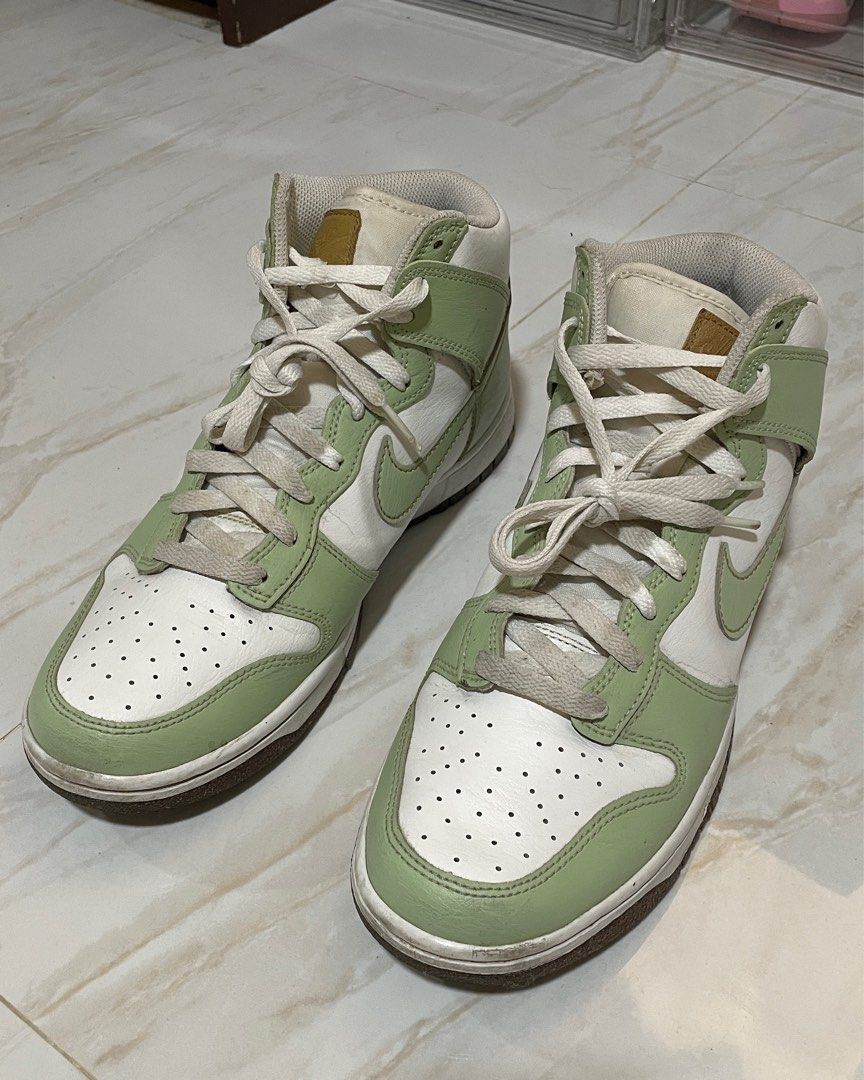 Nike Dunk High “Inspected By Swoosh” (Category: Sneakers) located in Imus. Submitted by off_thecloset (Listing ID 1310675599, Image 3). Description: Original - store bought at Ayala Malls Manila Bay No Box but can provide one upon deliver (If I didn’t find the box) Condtion - never washed, needs a bit cleaning ( laces ), Slight unnoticeable creases (check photos) Size - Mens US 9 / 27cm Overall — 8.7/10 still in good shape LAST PRICE - 2,800 + FR