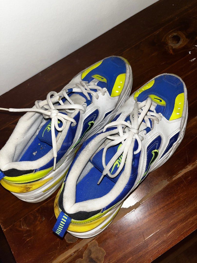 Nike M2K sneakers blue green Men s Fashion Footwear Sneakers on Carousell