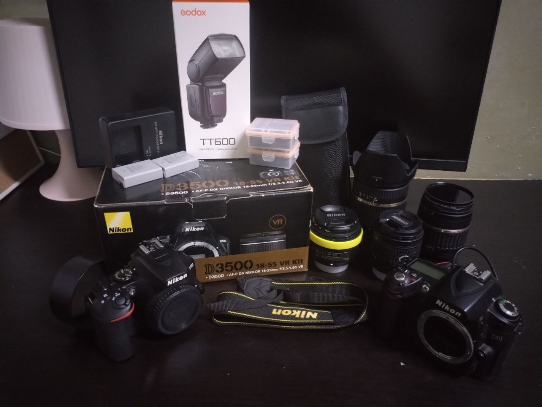 Nikon D3500 & D90 [50mm/1.8, Tamron 18-270mm, Tamron 18-200, Kit  