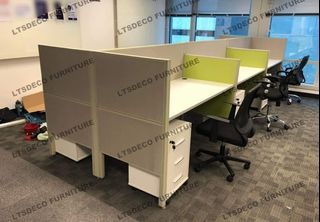 office partition workstation linear modular furnitures