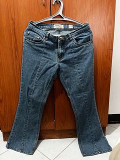orig folded & hung bell bottom jeans