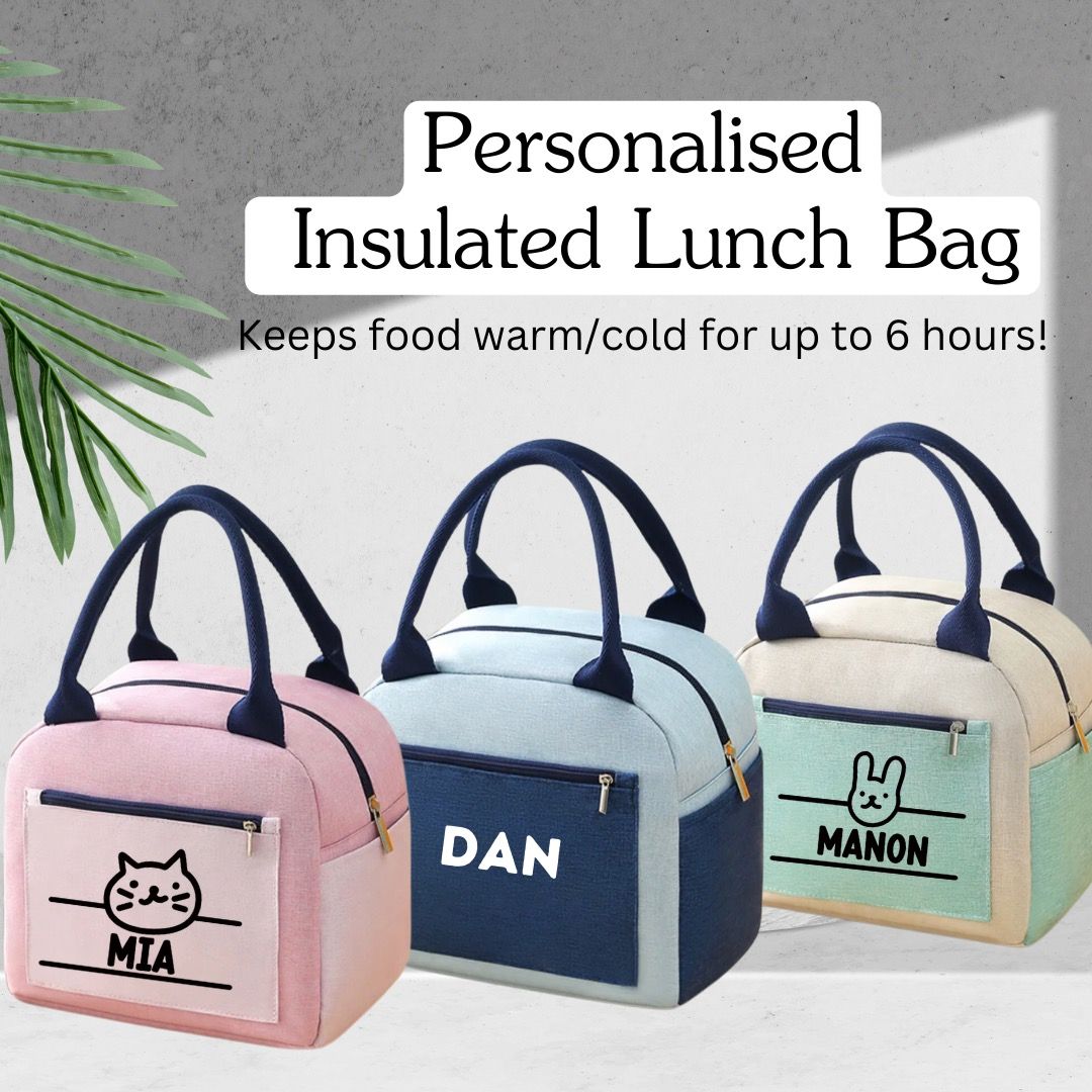 Lunch bag personalised discount