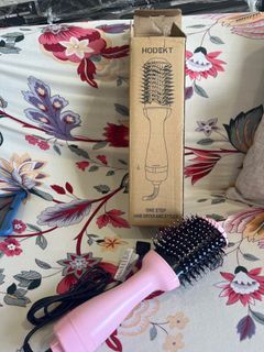 Pink One Step Hair Dryer And Styler