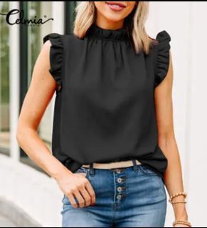 PLUS SIZE SLEEVELESS TOP