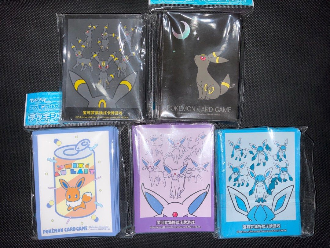 Pokmon cute umbreon eeveelution eevee moonbreon sleeves, Hobbies & Toys,  Toys & Games on Carousell