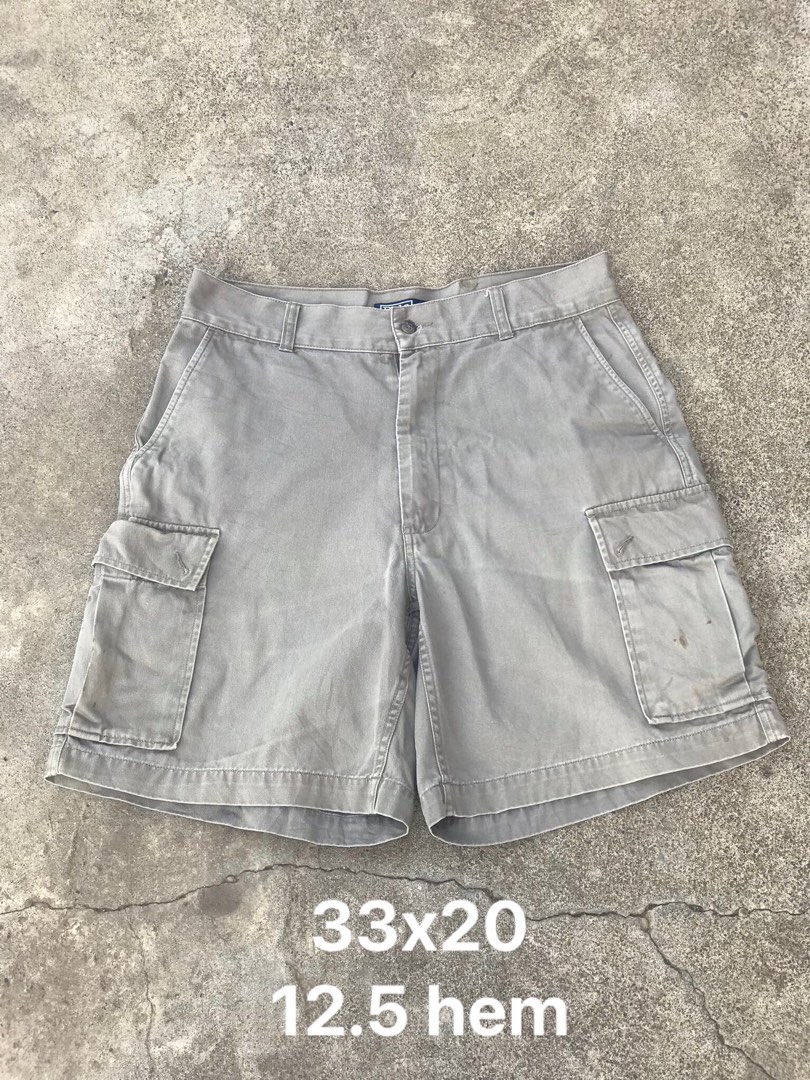 Ralph Lauren POLO by Ralph Lauren cargo shorts, short pants, men's size w36 cotton gray type Vintage Second Hand