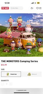 Popmart The Monster Camping Series