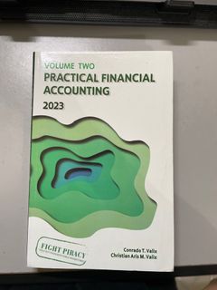 Practical Financial Accounting Volume 2 - Valix (2023 ed)