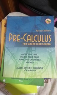 PRE-CALCULUS for Senior Highschool | UST SHS BOOKS (+FREE NOTES)