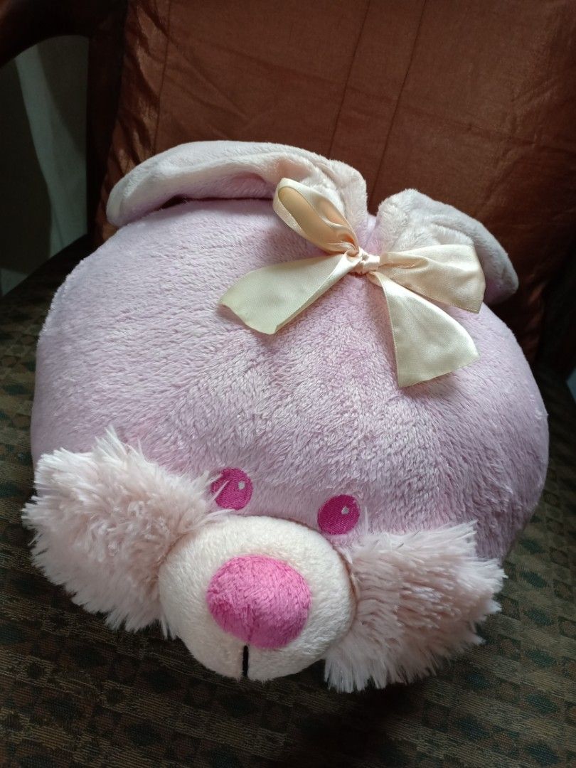 [Pre-loved] Blue Magic Pink Chubby Bunny Rabbit Plushie (Category: Plushies & Soft Toys) located in Manila. Submitted by LumieMille (Listing ID 1310713510, Image 1). Description: REASON FOR SELLING: Decluttering. MODE OF PAYMENT: G-cash MODE OF DELIVERY: Grab, Lalamove (Buyer will be the one to book and shoulder delivery fee.).