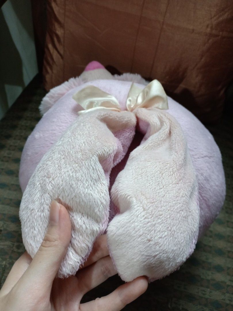 [Pre-loved] Blue Magic Pink Chubby Bunny Rabbit Plushie (Category: Plushies & Soft Toys) located in Manila. Submitted by LumieMille (Listing ID 1310713510, Image 3). Description: REASON FOR SELLING: Decluttering. MODE OF PAYMENT: G-cash MODE OF DELIVERY: Grab, Lalamove (Buyer will be the one to book and shoulder delivery fee.).