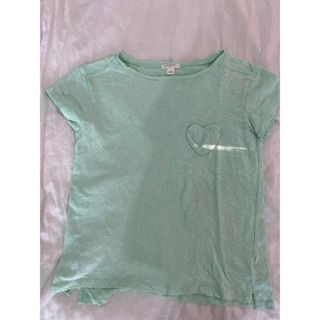 Preloved green cotton shirt / top / tank top for kirds (girl)