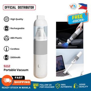 S112 Portable Car Vacuum Cleaner Handheld Vacuum Cleaner Car Home Dual Purpose Wireless Hand Suction Precision Filtration Rechargeable Mini Washable HEPA Filter Vacuum for Home Car Office Desktop Keyboard House Room Nursery - VMI Direct