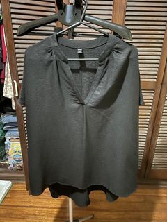 Plus size Shein - Black corporate blouse (XL)