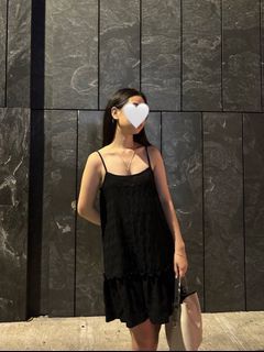 Shein black elegant dress