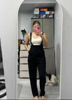 SHEIN black overalls