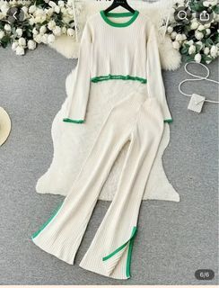 Shein White green