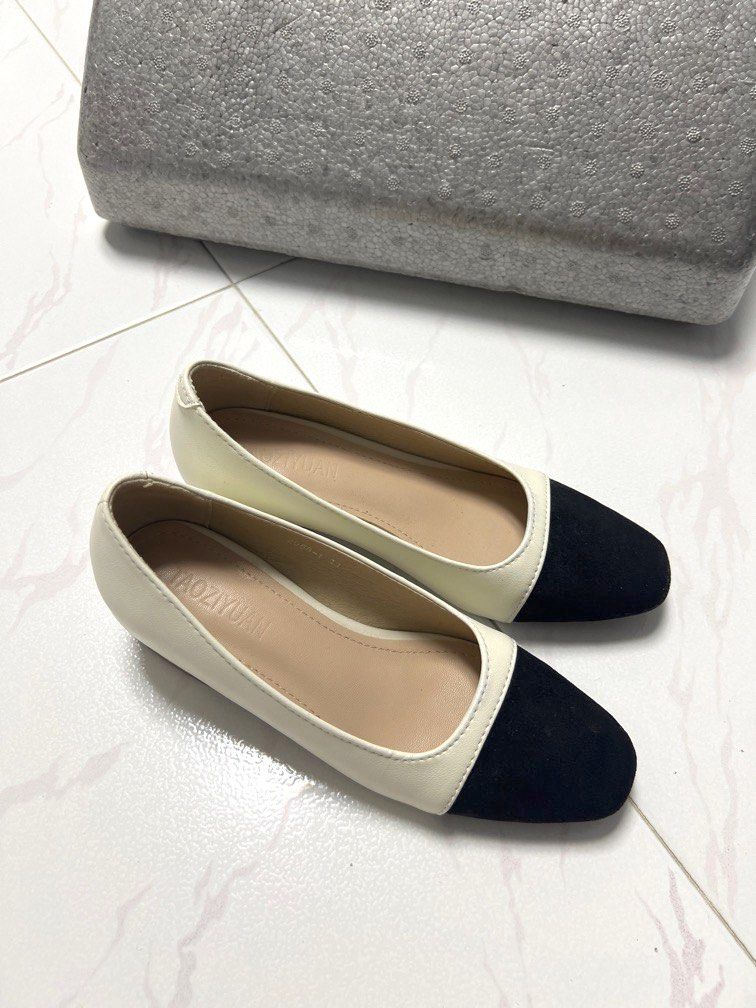 Size 33 Thick Heel Genuine Leather Low Heels Women s Shoes 21.5cm Spot Color Matching Classic Style Chunky Heel Pumps Women s Flat French Joker Mid Heel Low Cut Pumps High Heels Women s Fashion Footwe...