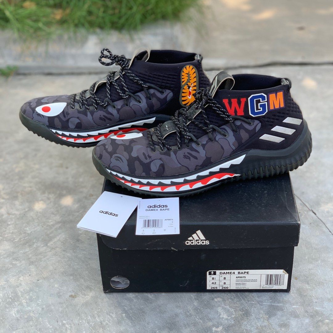 Harga adidas dame 4 x bape shop