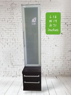 Slim Storage Cabinet with Drawers