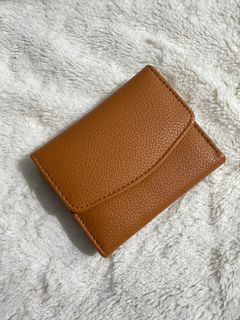Small Brown Synthetic Leather Wallet