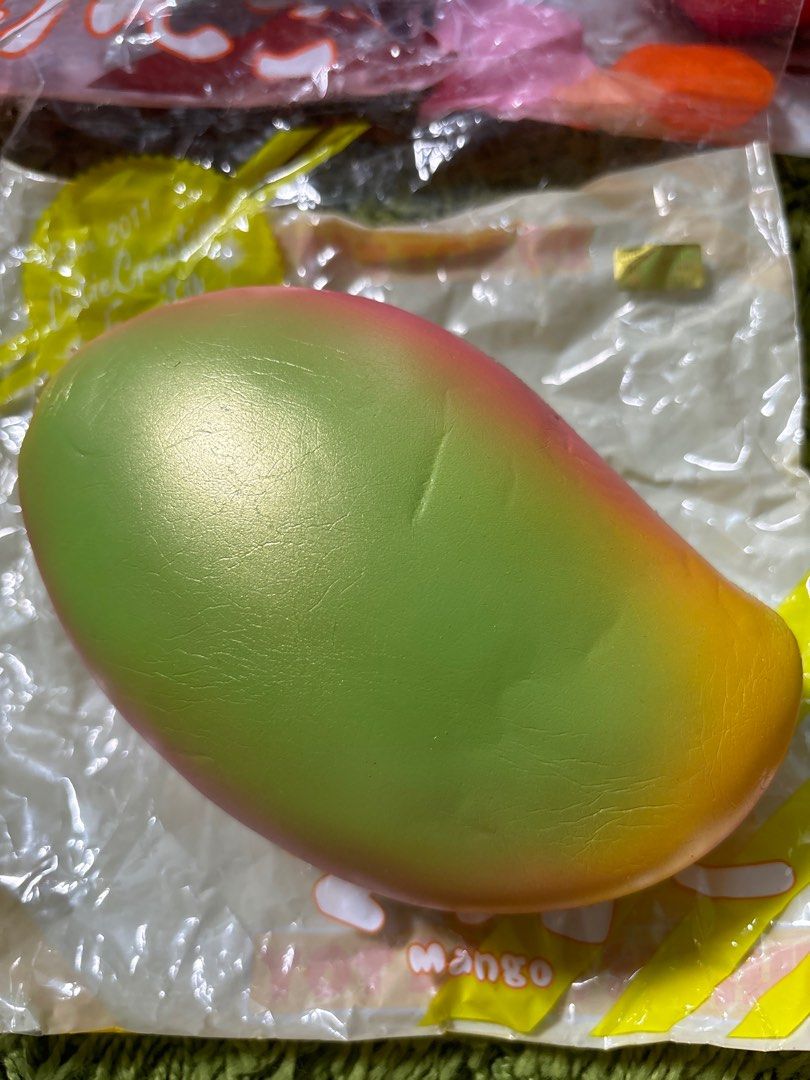 squishy (Category: Plushies & Soft Toys) located in Singapore. Submitted by tasminlow (Listing ID 1310693865, Image 4). Description: jumbo apple cutie creative squishy - $15 mango cutie creative squishy - $15 jumbo peach - $15 buy 2 for $22 able to negotiate .