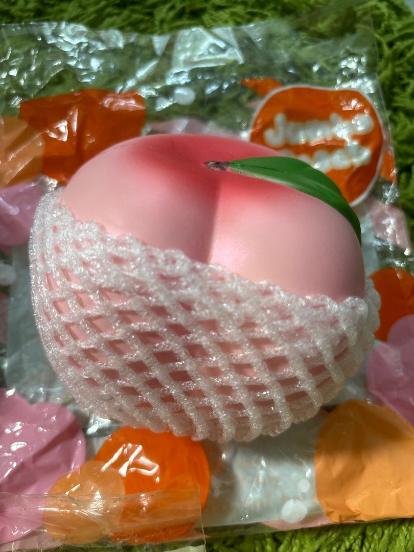 squishy (Category: Plushies & Soft Toys) located in Singapore. Submitted by tasminlow (Listing ID 1310693865, Image 3). Description: jumbo apple cutie creative squishy - $15 mango cutie creative squishy - $15 jumbo peach - $15 buy 2 for $22 able to negotiate .