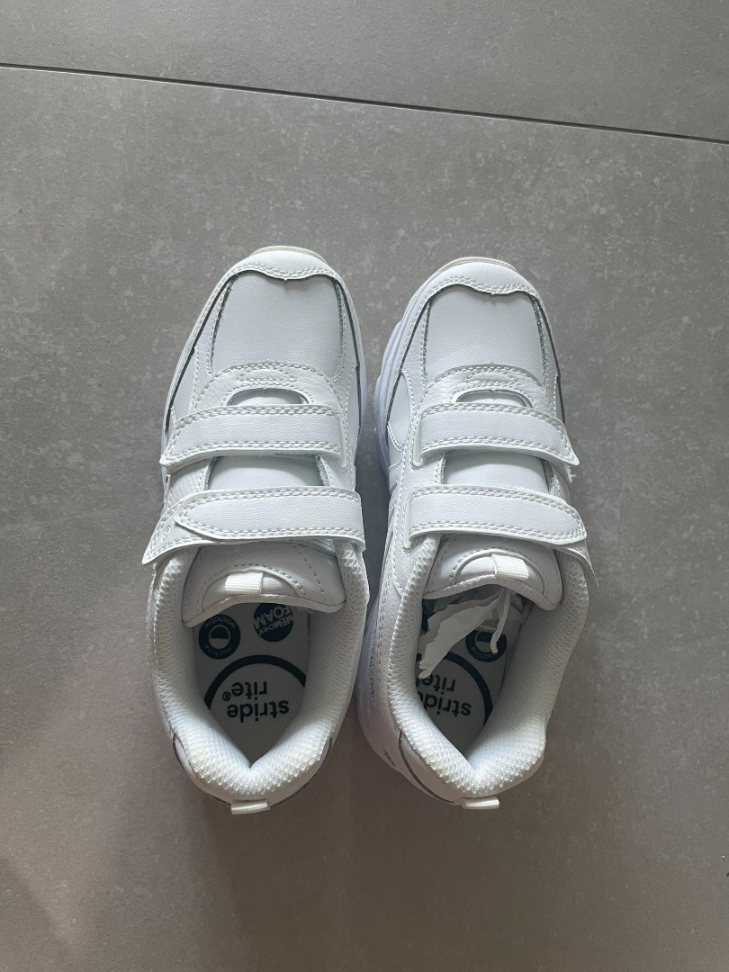 Stride Rite 2M white shoes for school unisex Babies Kids Babies Kids Fashion on Carousell