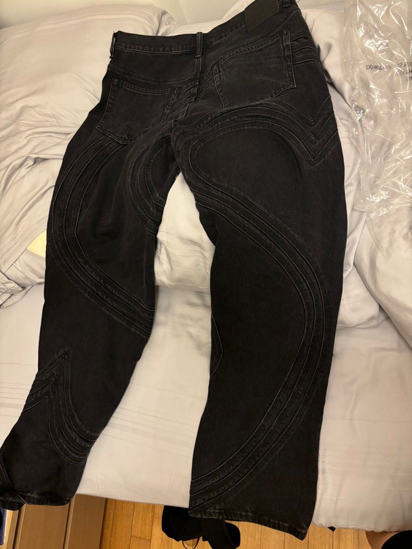 Supreme S Logo Loose Fit Jean Black