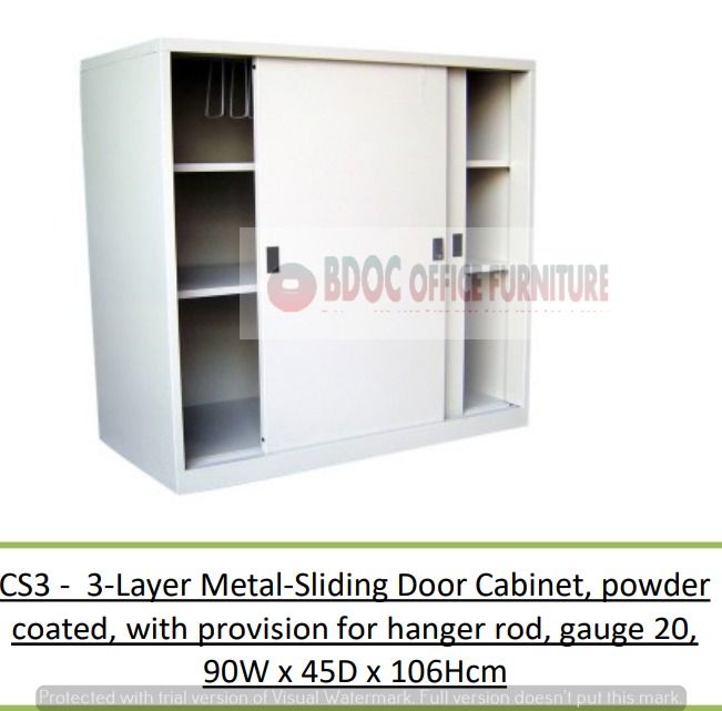 Swing Glass Door Steel / Toilet Cubicle / TV Stand / Vertical