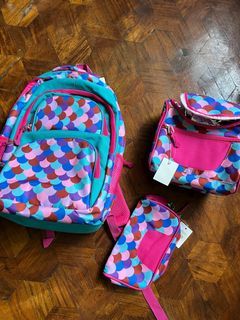 Take all Girl school bag lunch box pencil case take