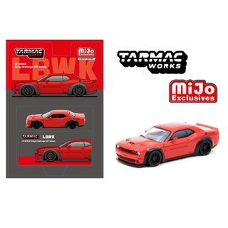 Tarmac Works LB-WORKS Dodge Challenger SRT Hellcat Die-cast Car (T64G-TL039-RE)