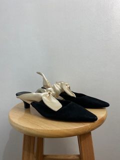 The Row - Suede Coco Mules