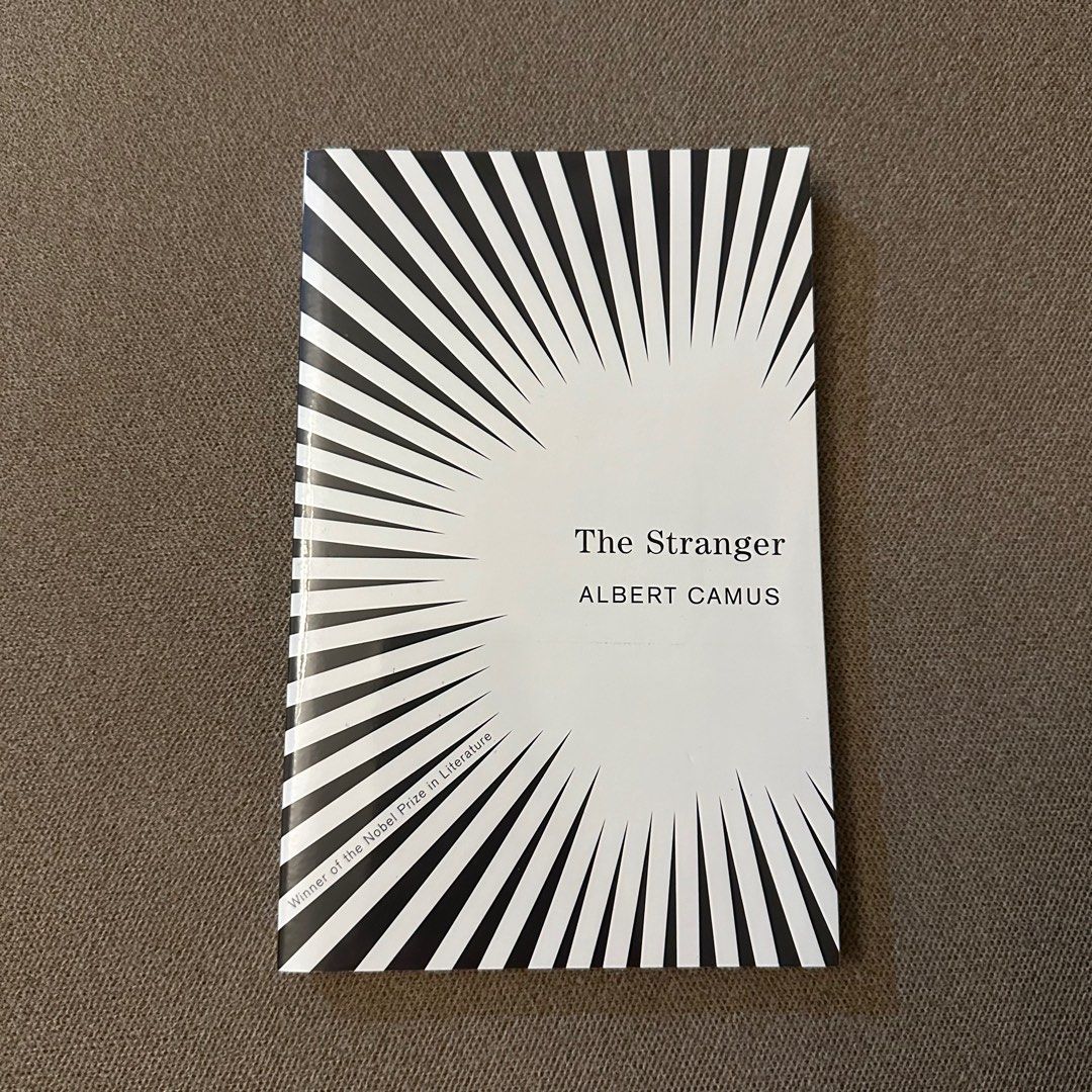 The Stranger Book by Albert Camus (Category: Storybooks) located in Batangas. Submitted by veevasclutter (Listing ID 1310717160, Image 1). Description: • Stored only • No marks/hıghlıghts/creases • Plastıc Covered • Bought from Fullybooked • Actual Photos Posted • RFS: declutterıng 💋☕️.
