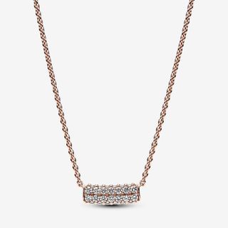 Timeless Pavé Double-row collier necklace