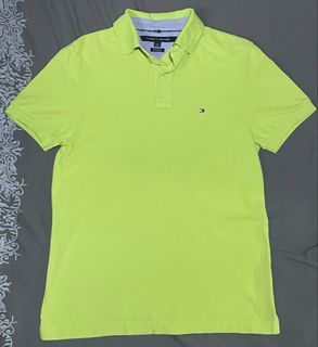TOMMY HILFIGER Polo Collar Shirt Men ( Lime Green )