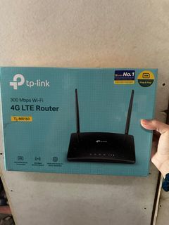 TP Link 4G LTE router (up to 300 mbps)